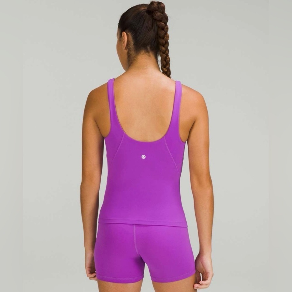 NWT Lululemon Align™ Waist-Length Tank – Moonlit Magenta– Size 0 - Picture 3 of 9
